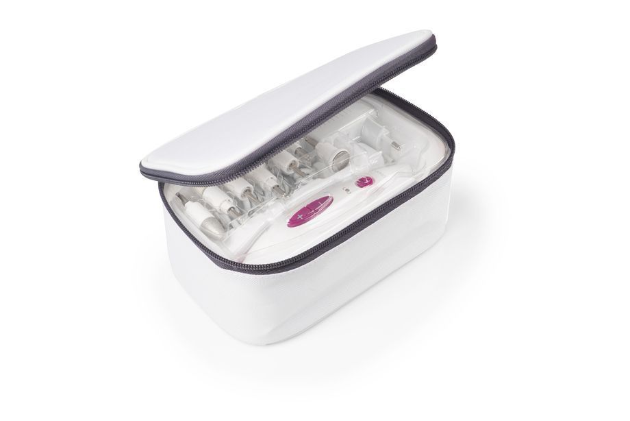 Aparato de manicura y pedicura electrico blanco medisana MP815-4