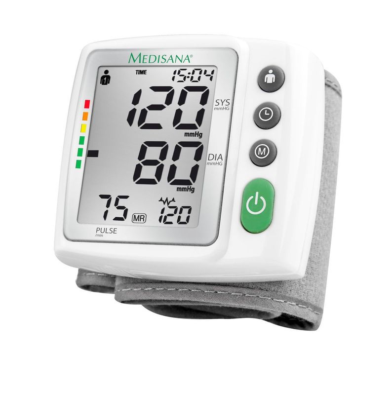 Tensiómetro de Muñeca monitor presion arterial Medisana Blanco BW 320-0
