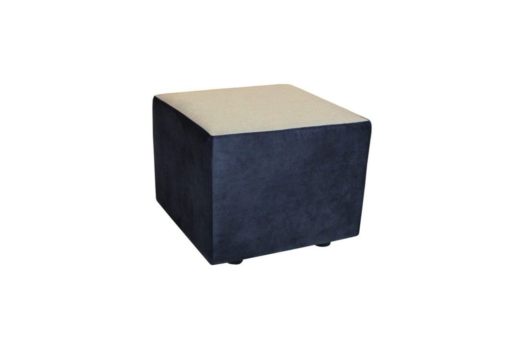 SOFA  JULIETTA NEGRO/BEIGE + 2 PUFF TELA POLIESTER-2