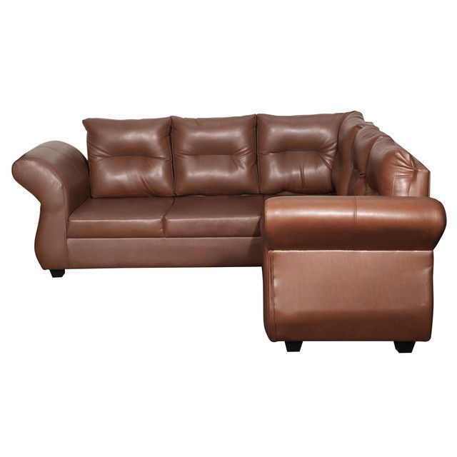 Sofa Seccional 3-2 Emma PU Caoba-1
