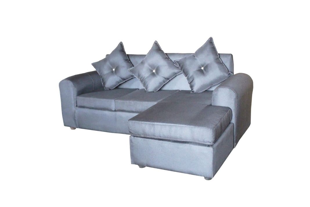 SOFA  MARCIA GRIS , TELA POLIESTER-1