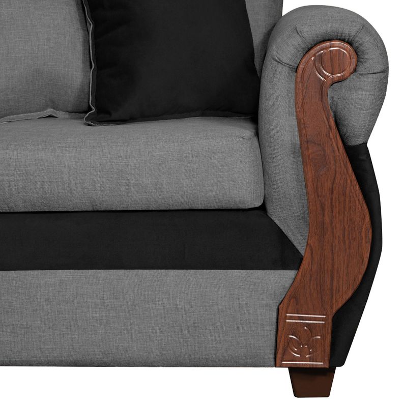Sofa Seccional 3-2 Madison Gris-3