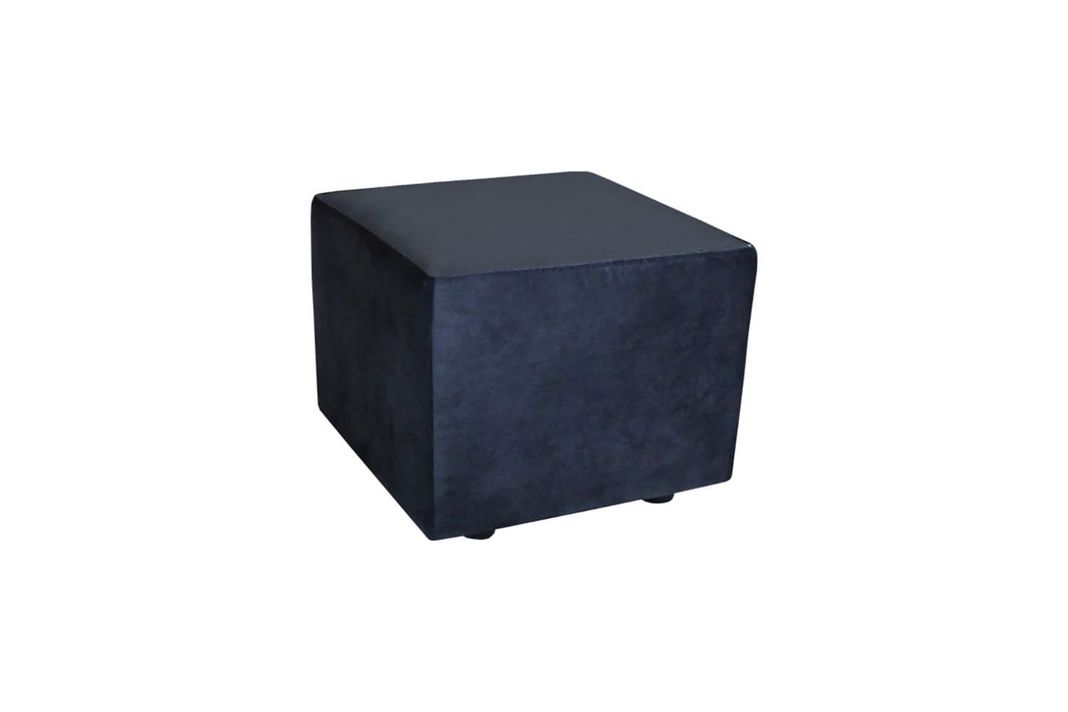 SOFA  JULIETTA NEGRO + 2 PUFF TELA -POLIESTER-2