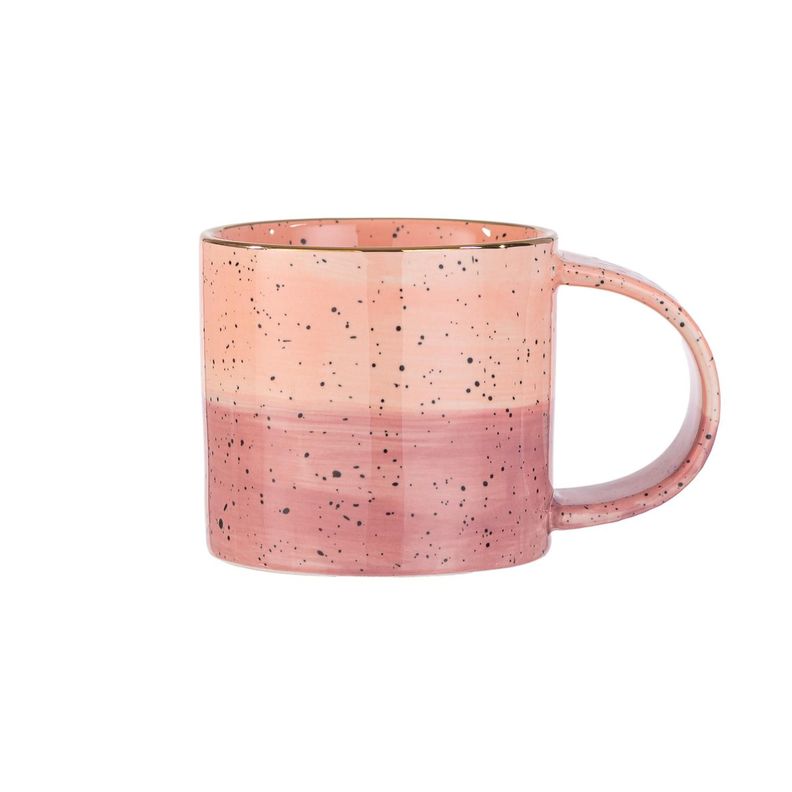 Taza Ceramica Pink & Violet 350 ml Rosado
