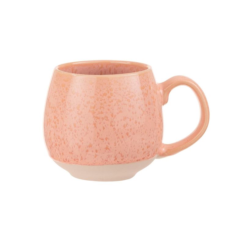 Taza Ceramica Acuarela Rosada 360 ml Rosado