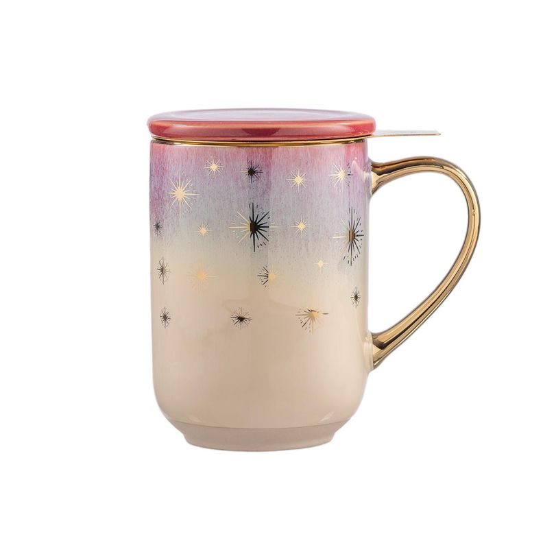 Mug Bhoro Cerámica Fucsia 425 ml-0