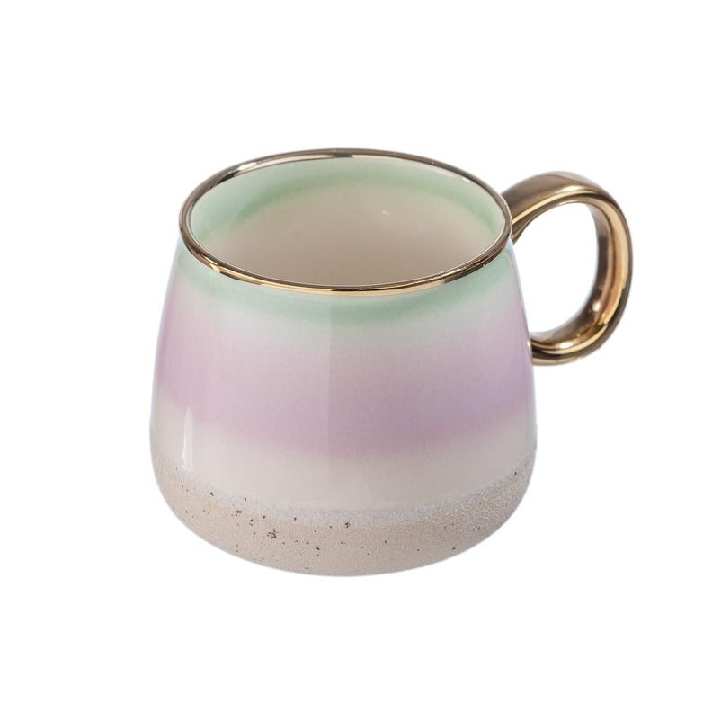 Taza Cerámica Rosada 450 ml-0