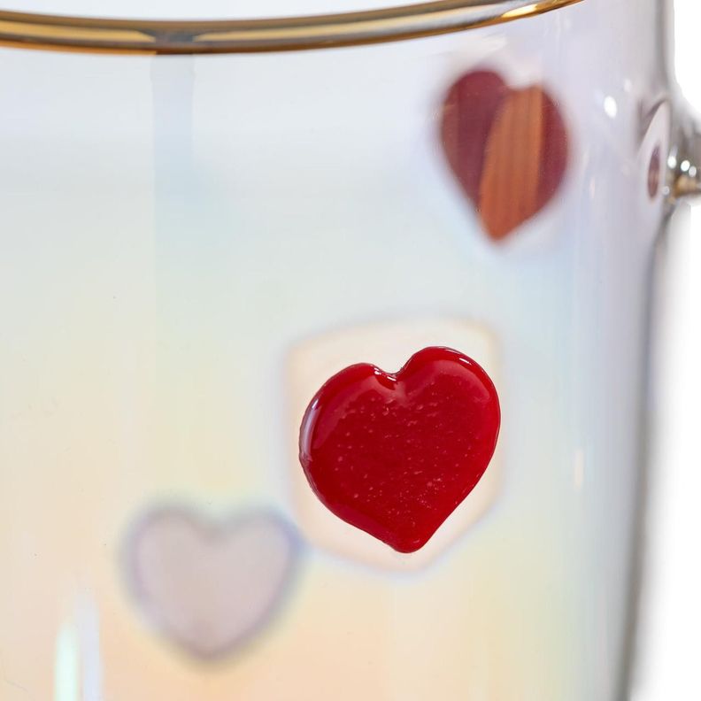 Mug Bhoro Texture Hearts 470 ml-2