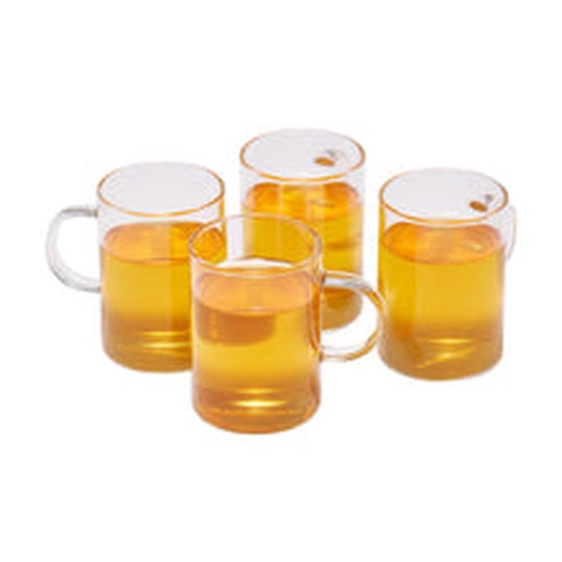 Pack 4 Tazas de Vidrio 250 ml-0