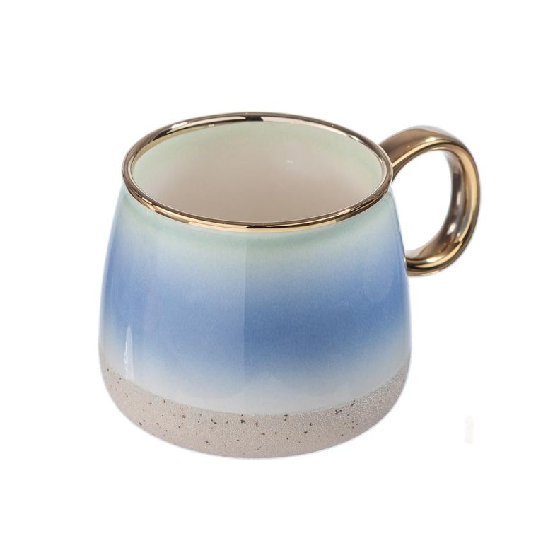 Taza Cerámica Azul 450 ml-0