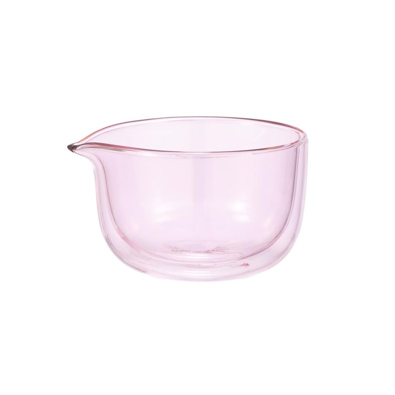 Matcha Bowl Doble Vidrio Rosado