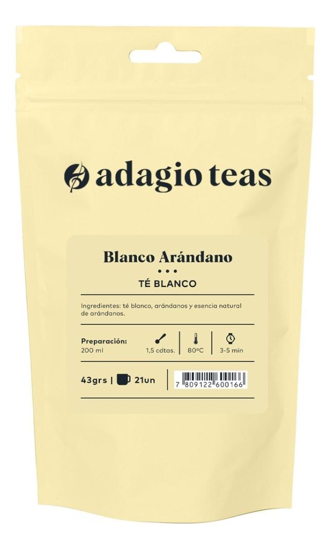 Adagio Teas Té Blanco Arándano 43 Grs-1