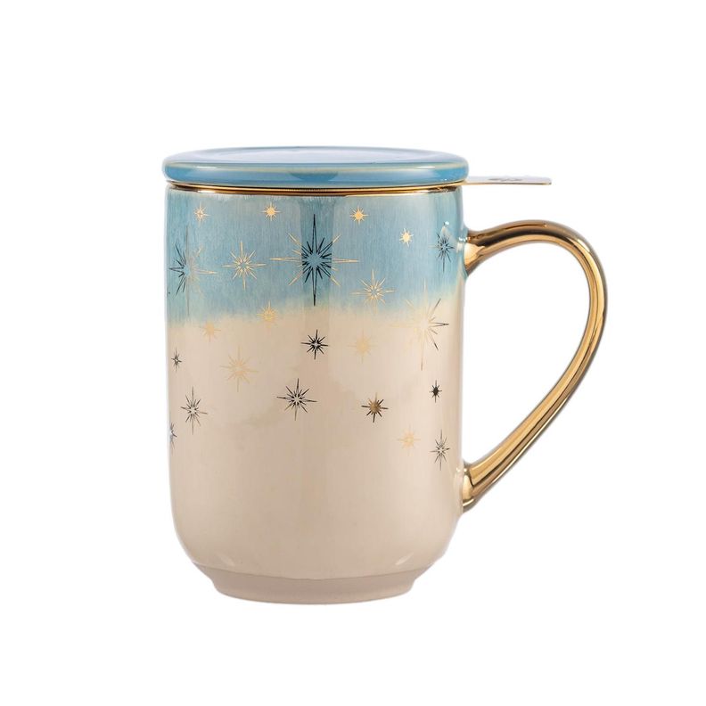 Mug Bhoro Cerámica Turquesa 425 ml-0