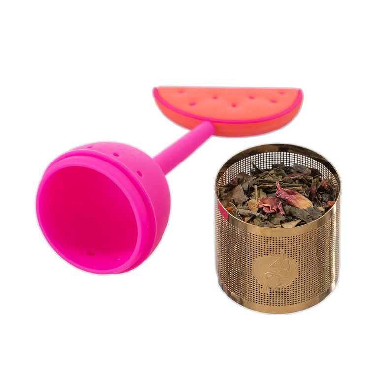 Infusor para Té de Goma Sandía Fucsia-1