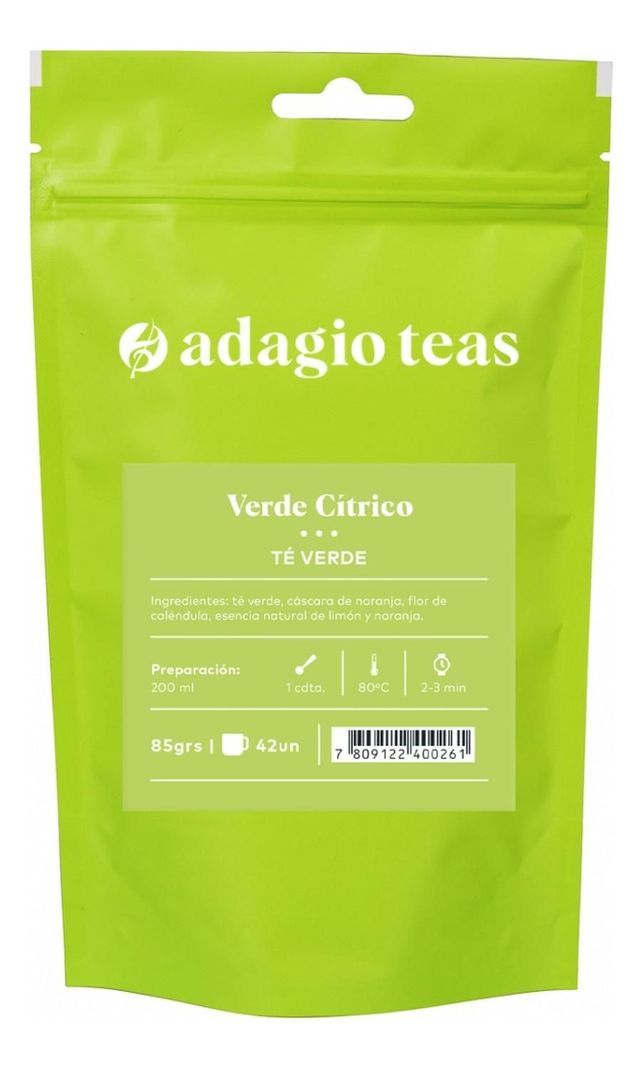 Adagio Teas Té Verde Cítrico 85 Grs-1