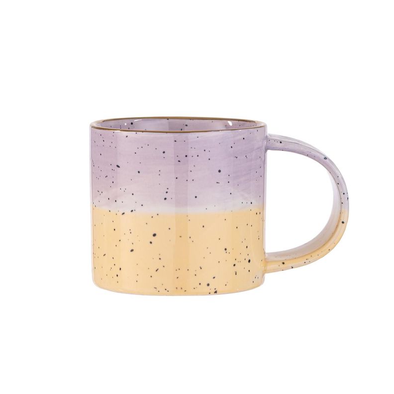 Taza Ceramica Lilac & Yellow 350 ml Lila