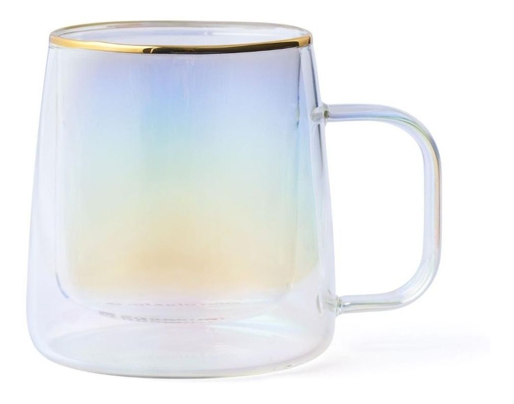 Adagio Teas Taza Doble Vidrio Iridescent 250ml-0