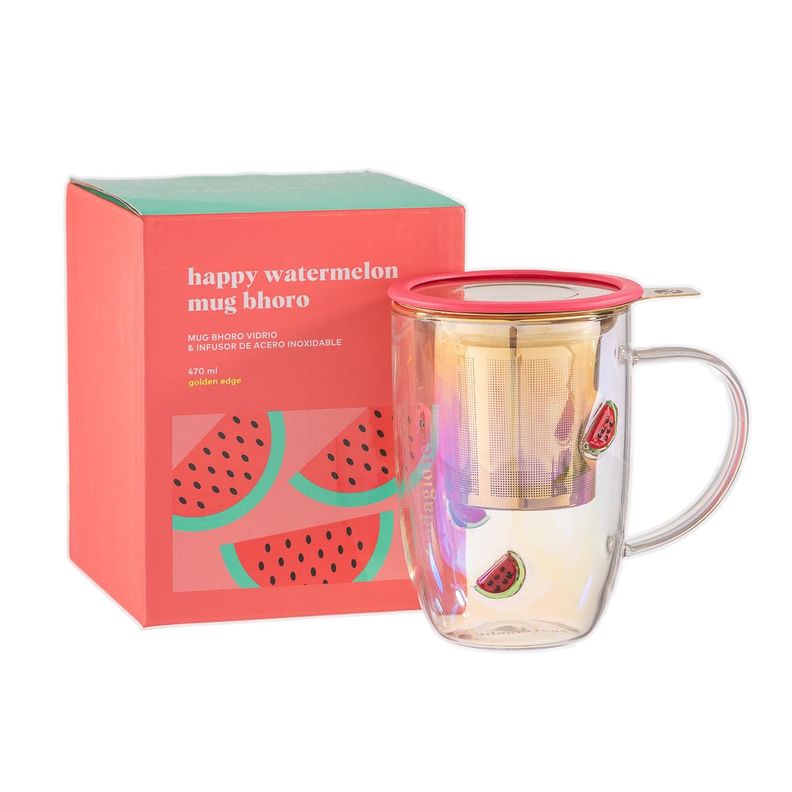 Mug Bhoro Texture Watermelon 470 ml-3