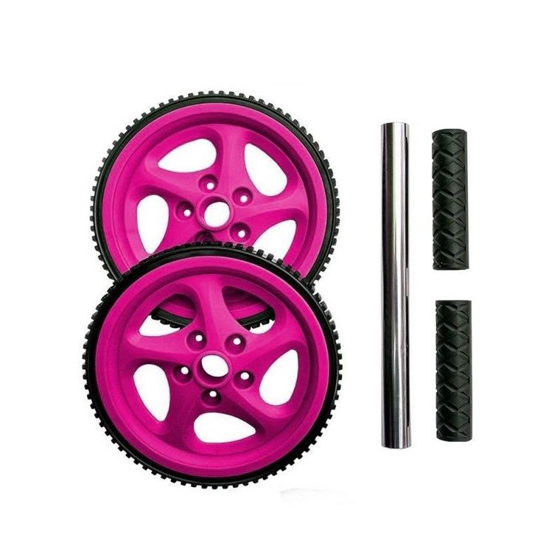 Rueda Abdominal Rosada FullFit-1