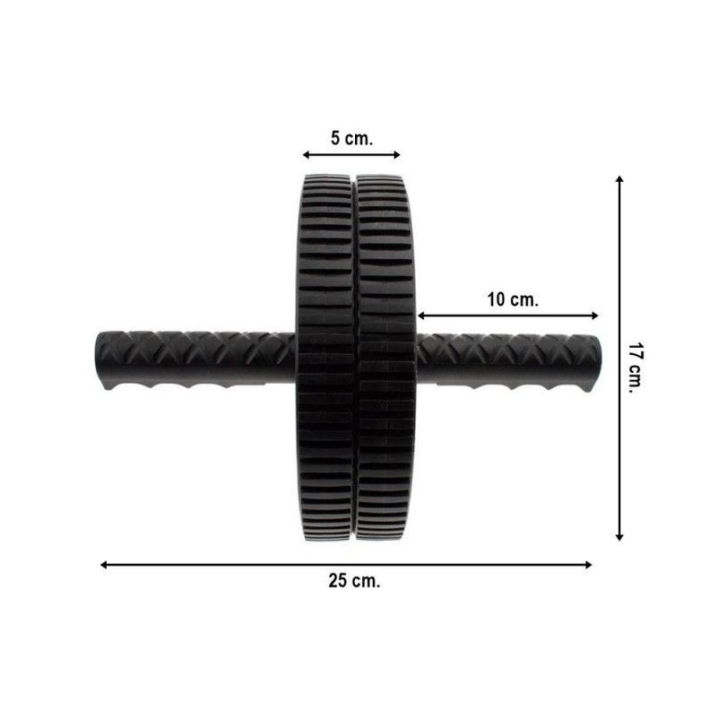 Rueda Abdominal Negra FullFit-2