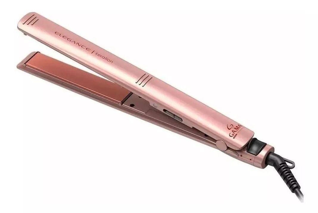 Plancha De Cabello Elegance Keratine Gama Color Rosa