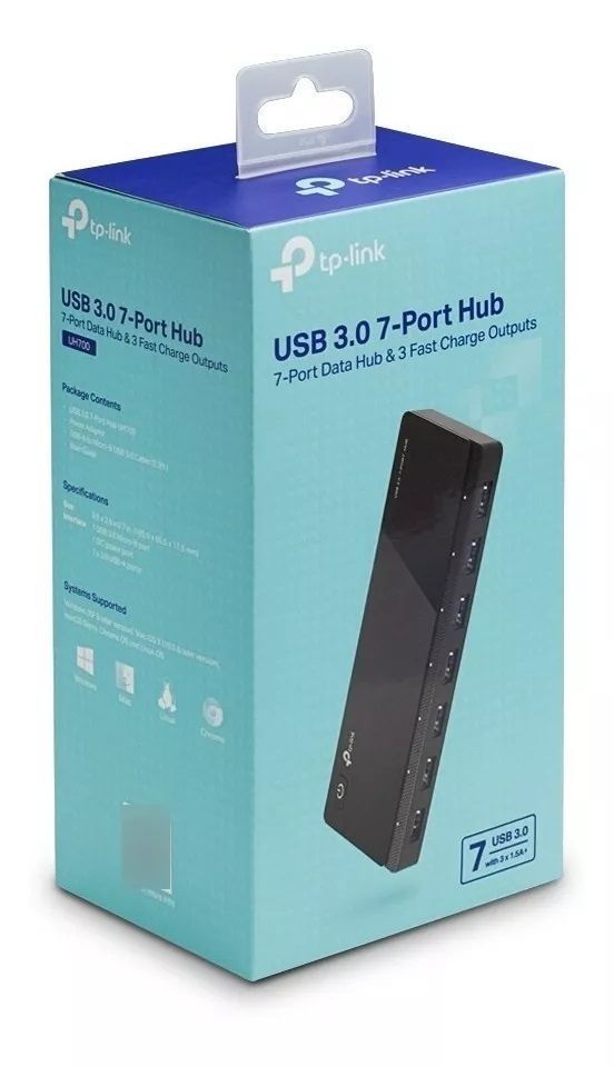 Hub Usb 3.0 De 7 Puertos Tp-link Uh720 - Carga Rapida