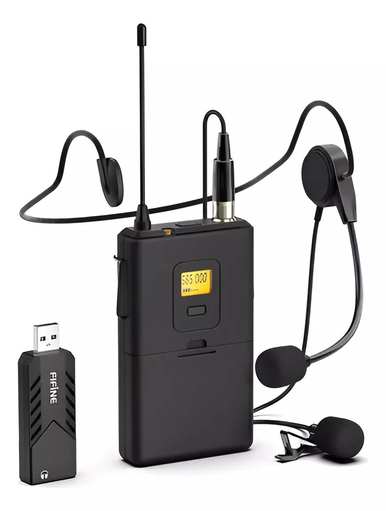 Micrófono Fifine Usb Inalámbrico K031b-1