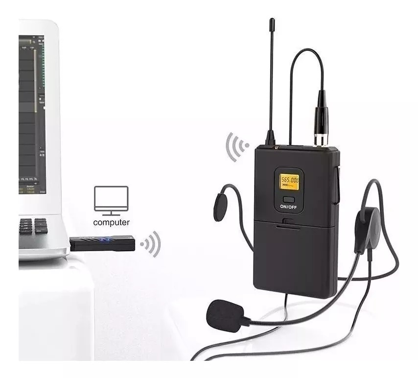 Micrófono Fifine Usb Inalámbrico K031b-2