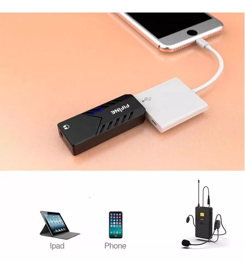 Micrófono Fifine Usb Inalámbrico K031b-6