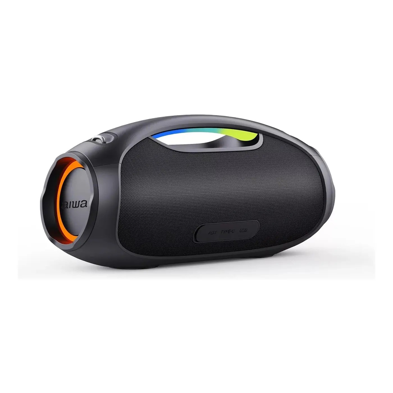 Parlante Portatil Bluetooth Aiwa Ipx6 60w Rms Aws244bt Aux-2