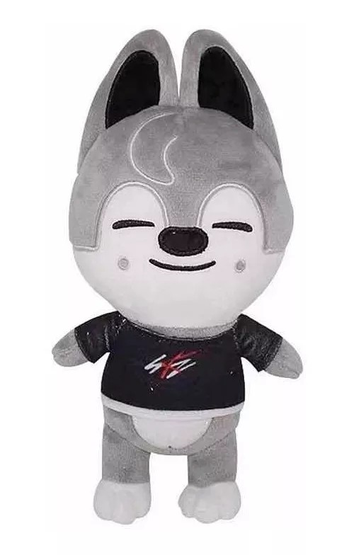 Peluche Skzoo Stray Kids K-pop Wolf Chan (bang Chan) 25cm-0