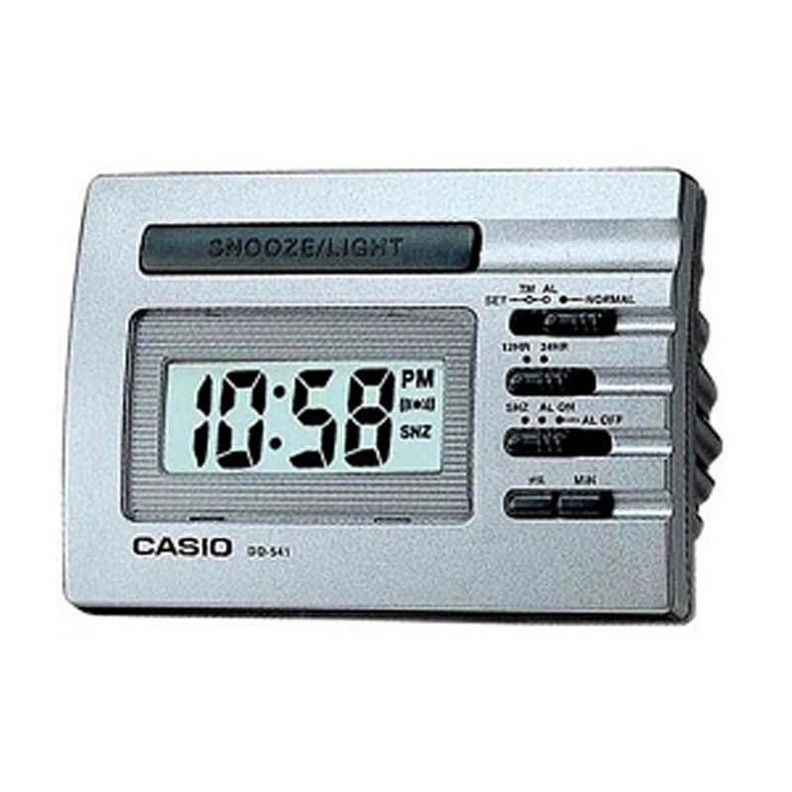 Reloj Despertador Digital Casio Plateado - Dq-541-8rdf-0