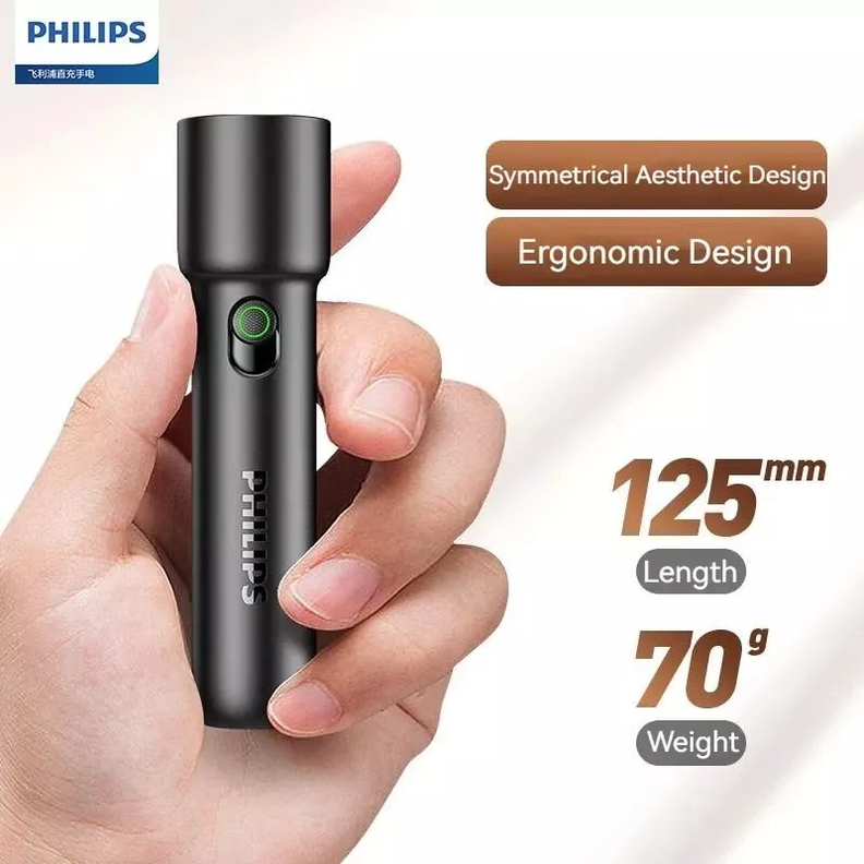 Linterna Recargable Philips Sfl1235 3w 260min Usb C-2