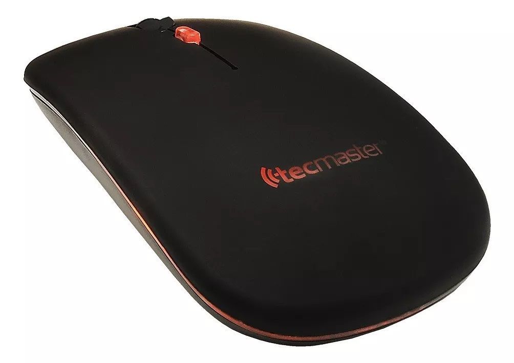 Tecmaster Mouse Recargable Plano Rgb Inalambrico Dual-0