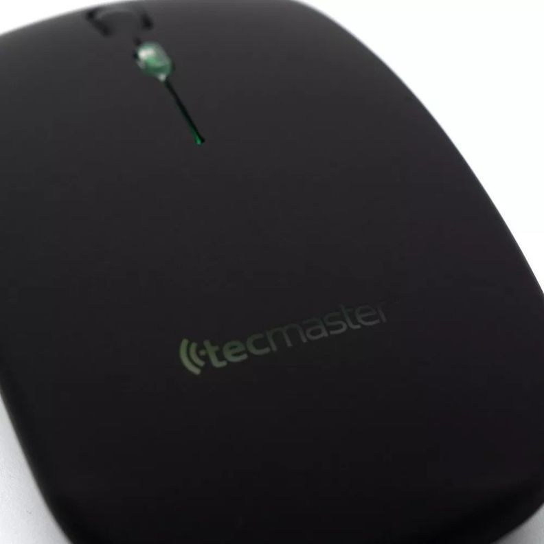 Tecmaster Mouse Recargable Plano Rgb Inalambrico Dual-1