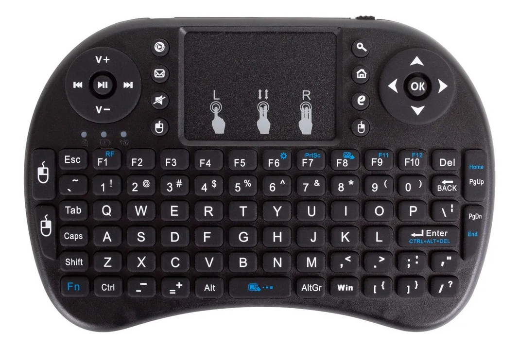 Teclado Inalambrico Para Pcandroid Kbd100 Con Receptor Usb