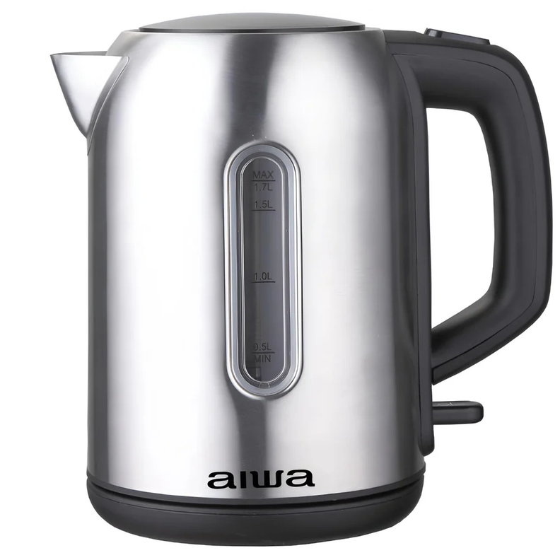 Hervidor De Acero Inoxidable 1.7l Aiwa 2200w Aw-jd1402a-0
