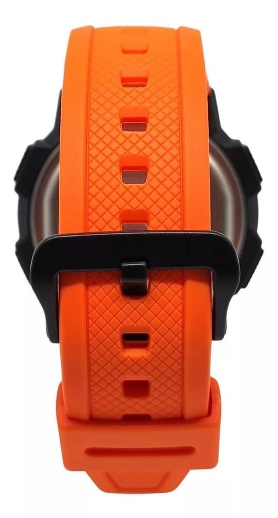 Reloj De Pulsera Casio Hombre Ae-1000w-4bvdf Original Naranja-4