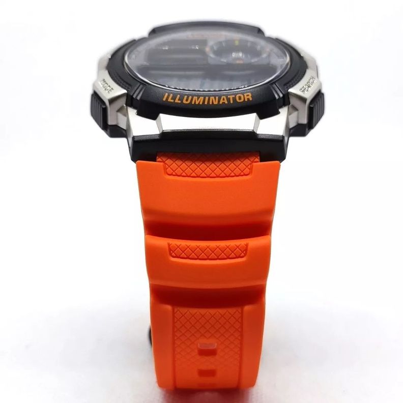 Reloj De Pulsera Casio Hombre Ae-1000w-4bvdf Original Naranja-6