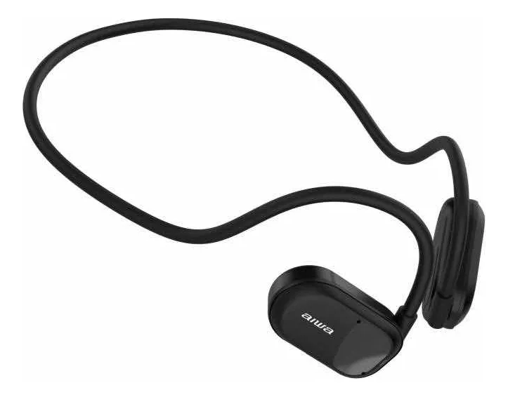 Audifonos Bluetooth De Conducción Aiwa Aw-acf1 Color Negro-3