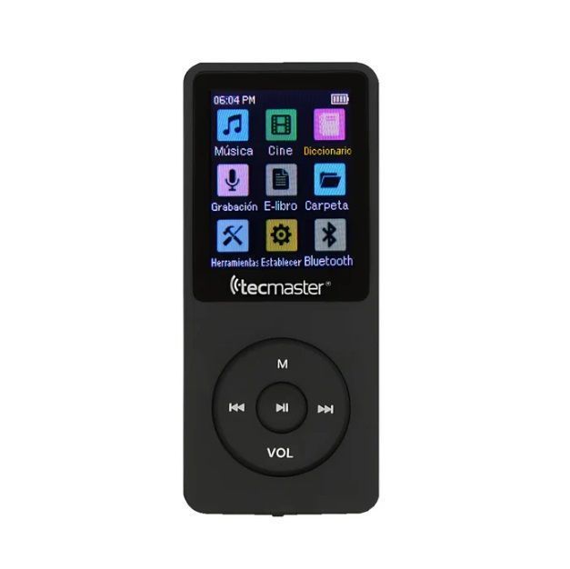 Reproductor Mp3 Bluetooth 16gb Tecmaster TM-300523-1