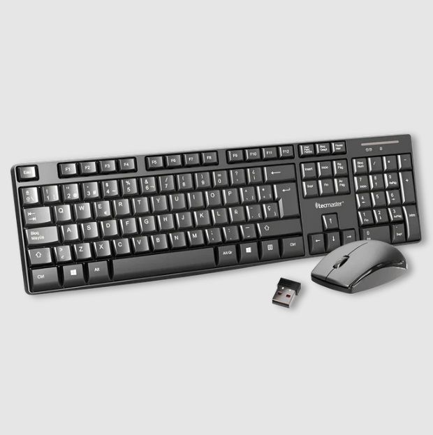 Kit Teclado Y Mouse Inalambrico Tecmaster TM-100512-3