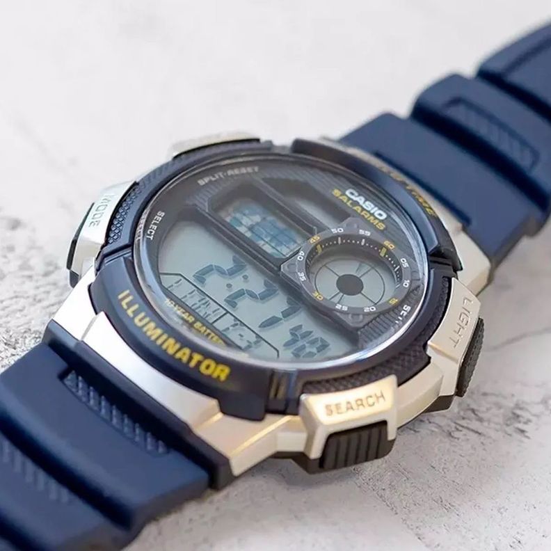 Reloj De Pulsera Casio Ae-1000w-2avdf Original Casio Hombre-6