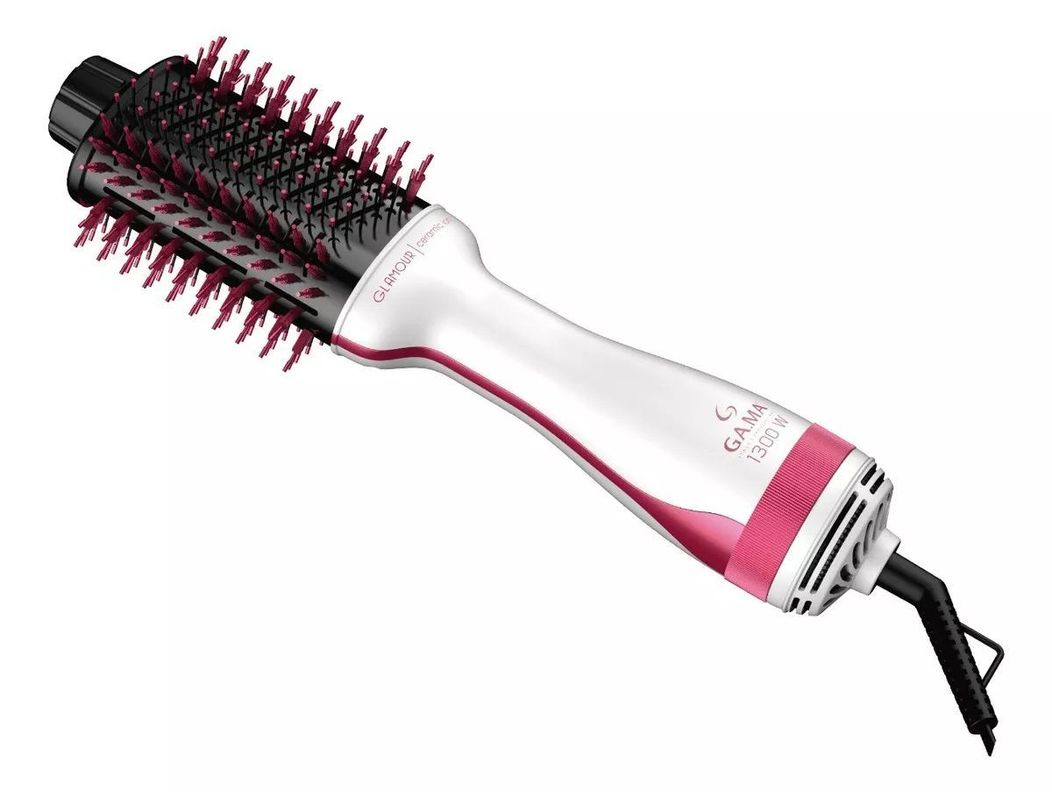Cepillo Secador Voluminizador Gama Glamour Ceramic Ion Rosa-0