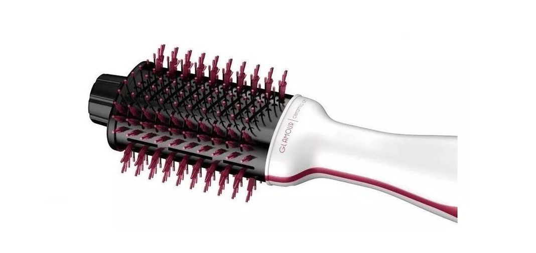 Cepillo Secador Voluminizador Gama Glamour Ceramic Ion Rosa-1