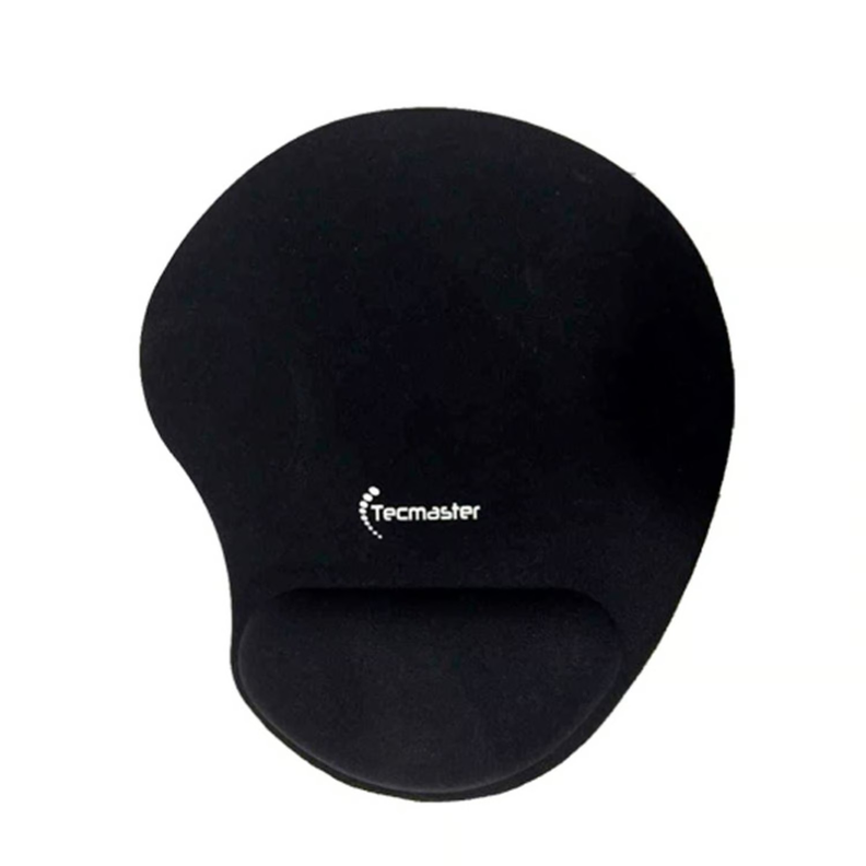 Mousepad Ergonomico De Gel Marca Tecmaster Color Negro-1