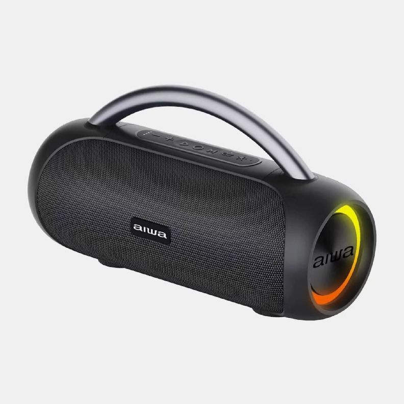 Parlante Aiwa Portátil Bluetooth Waterproof Aws10btb 20w Rms-2