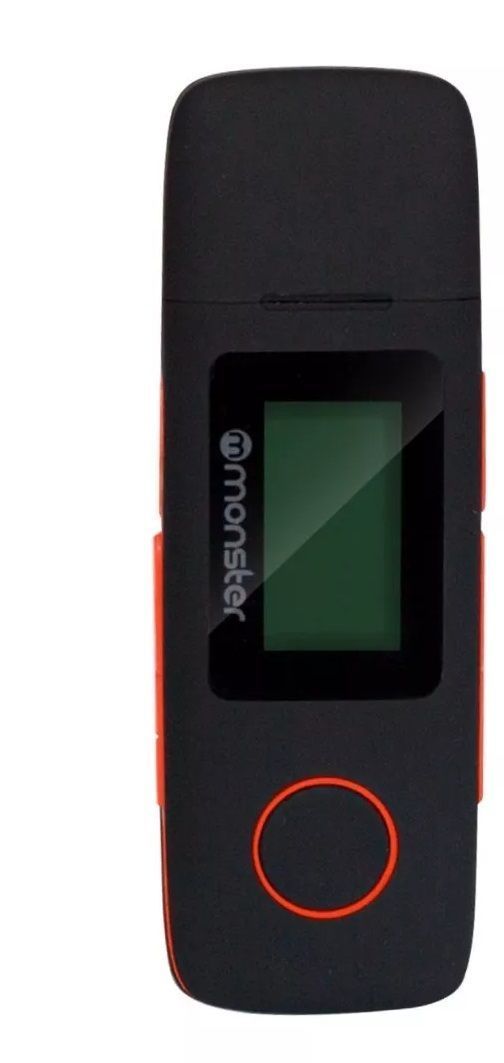 Reproductor Mp3 16gb Radio Fm Monster C/grabador De Voz Rojo-3