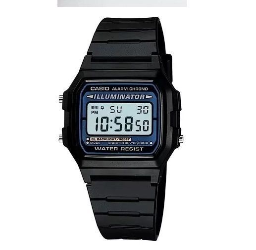 Reloj de pulsera Casio F-105W-1A Hombre Vintage-0