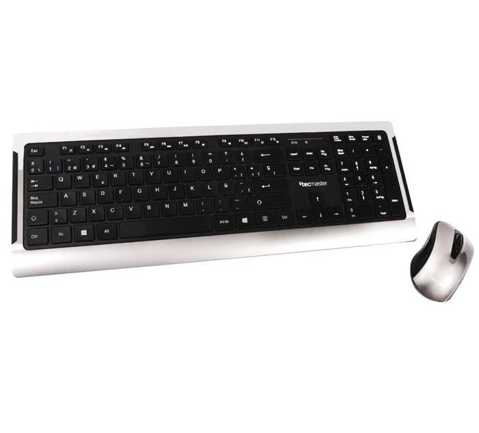Kit Teclado Y Mouse Inalambrico Español Tecmaster TM-CMT-LD100-2